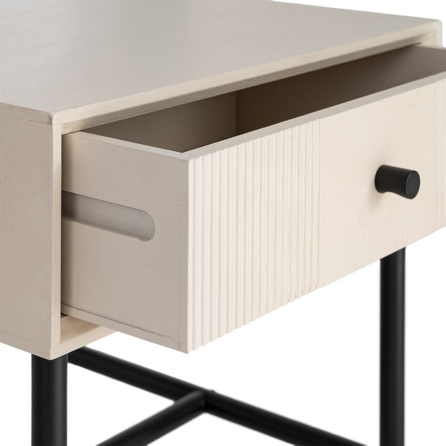 MESITA CREMA DM DORMITORIO 40 X 40 X 49,50 CM