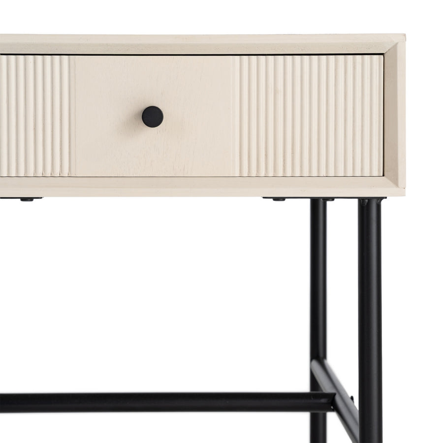 MESITA CREMA DM DORMITORIO 40 X 40 X 49,50 CM