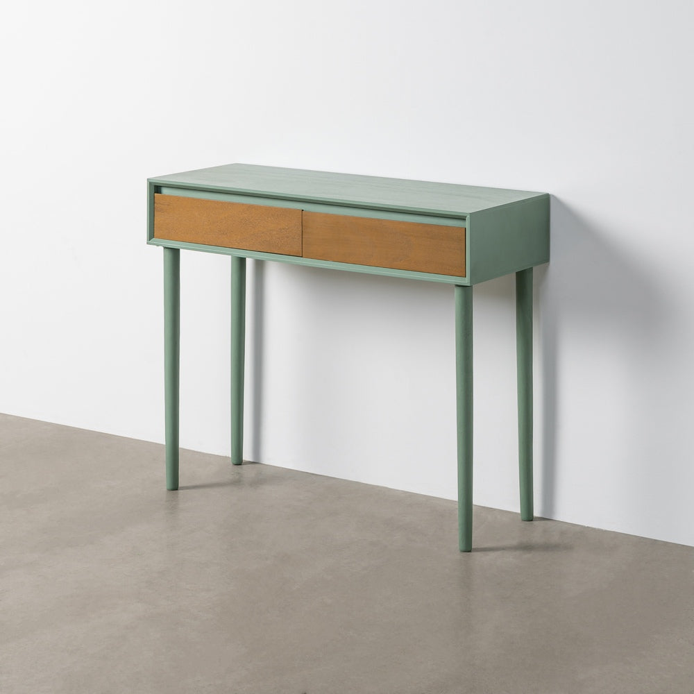 CONSOLA VERDE DM ENTRADA 90 X 35 X 75 CM