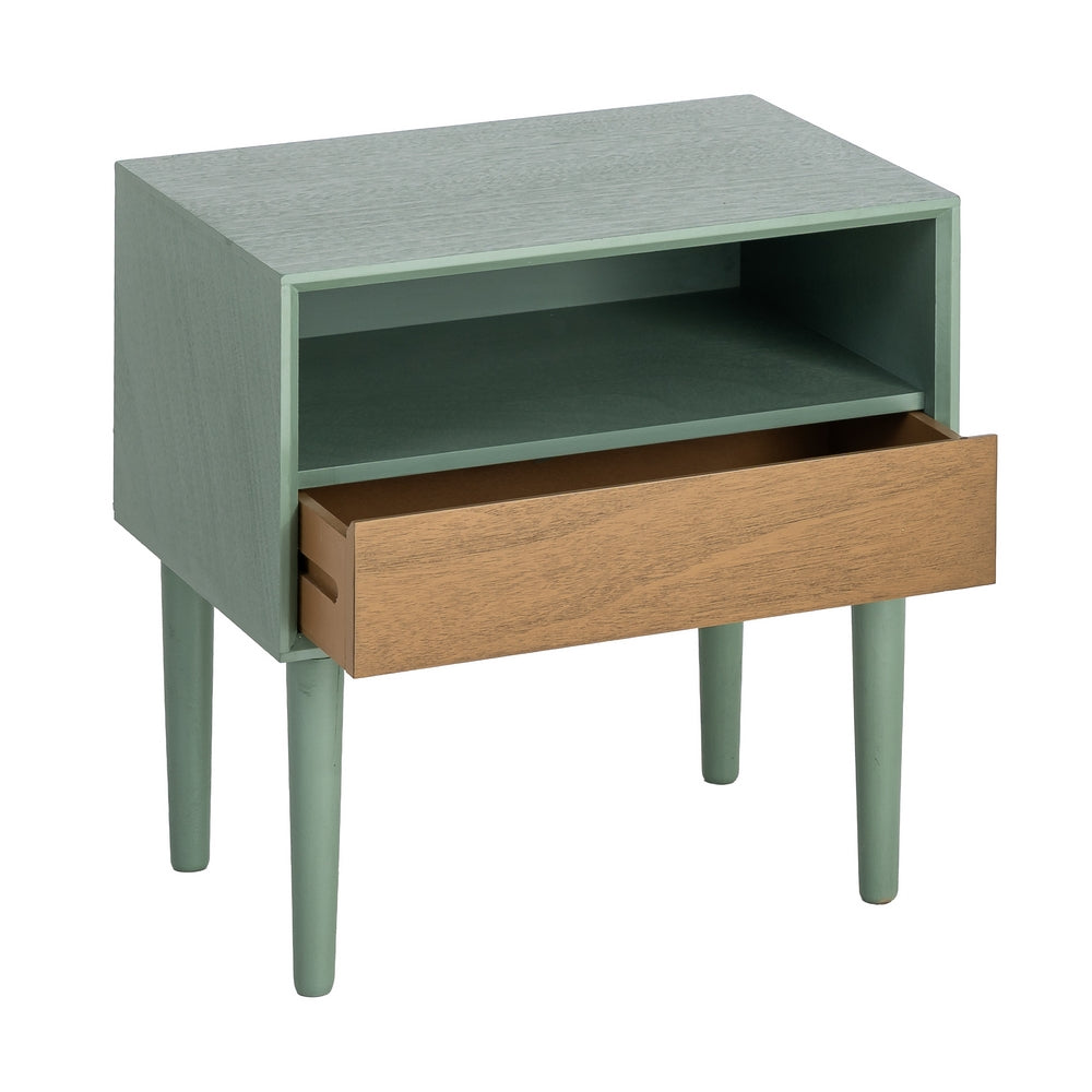 MESITA VERDE DM DORMITORIO 50 X 35 X 50 CM