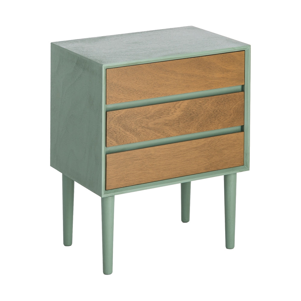 MESITA VERDE DM DORMITORIO 50 X 35 X 62,50 CM