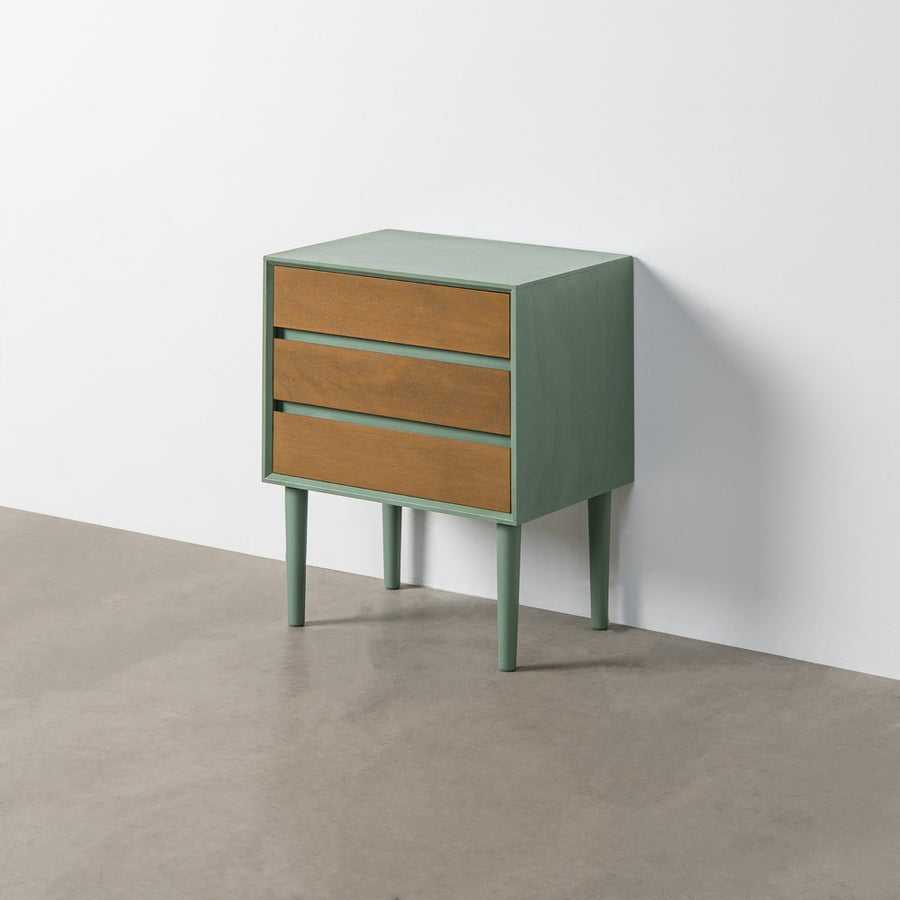 MESITA VERDE DM DORMITORIO 50 X 35 X 62,50 CM