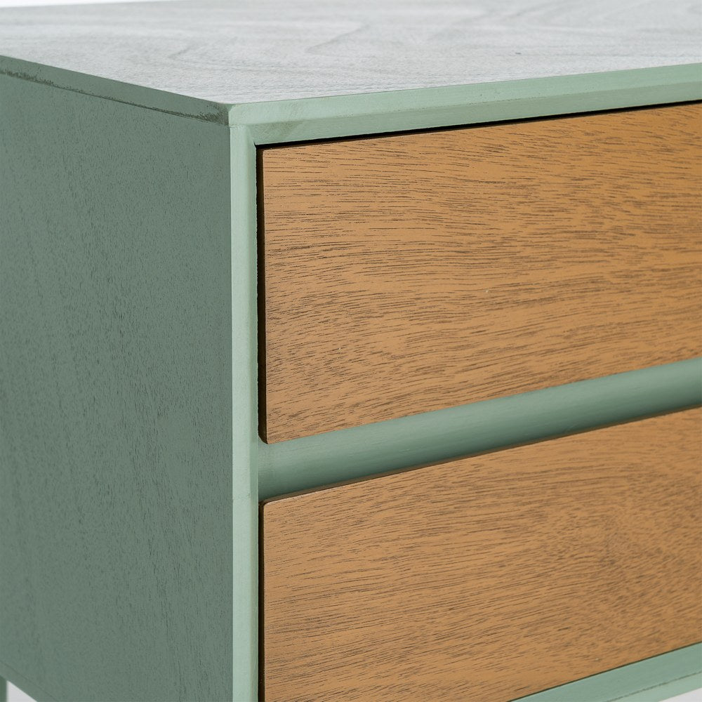 MESITA VERDE DM DORMITORIO 50 X 35 X 50 CM