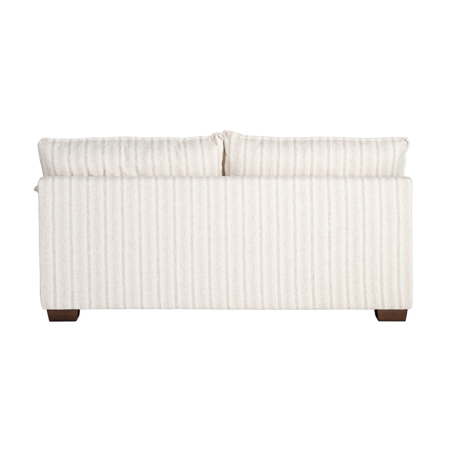 SOFÁ 2 PLAZAS RAYAS CREMA TEJIDO 178 X 101 X 71 CM