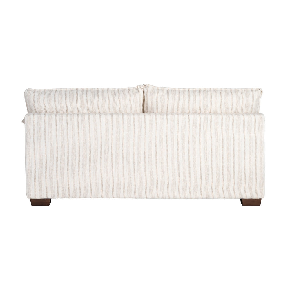 SOFÁ 2 PLAZAS RAYAS CREMA TEJIDO 178 X 101 X 71 CM