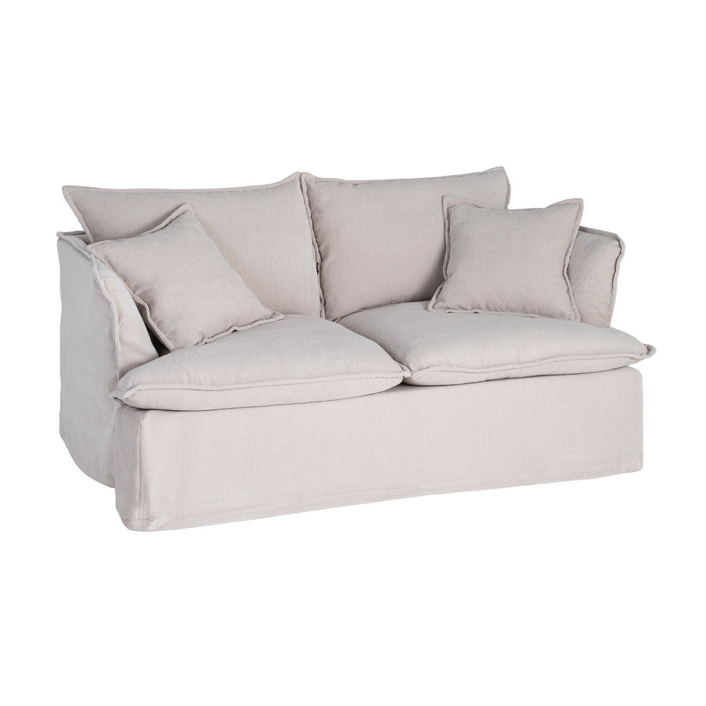 SOF� 2 PLAZAS CREMA TEJIDO 181 X 103 X 72 CM