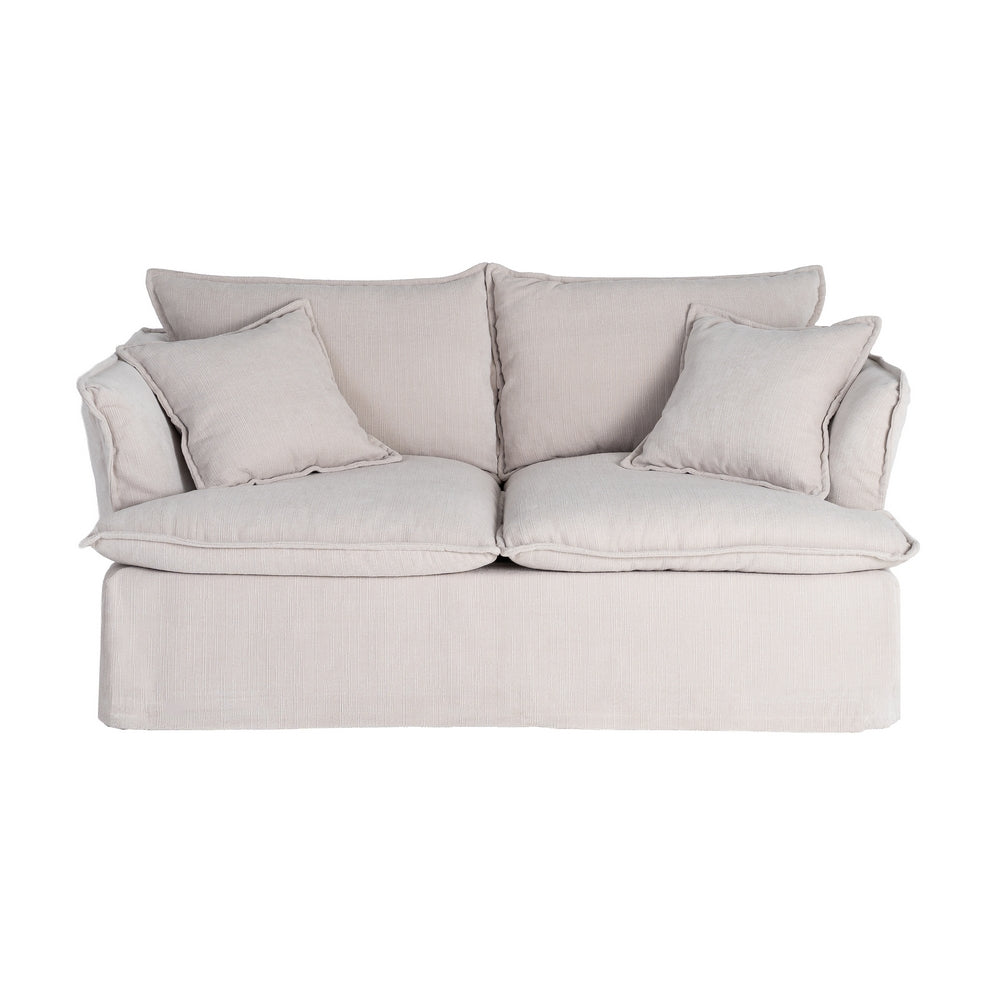 SOF� 2 PLAZAS CREMA TEJIDO 181 X 103 X 72 CM