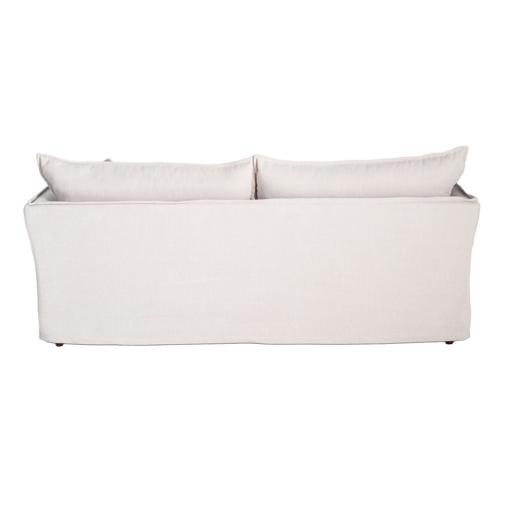 SOFÁ 3 PLAZAS CREMA TEJIDO 221 X 103 X 72 CM