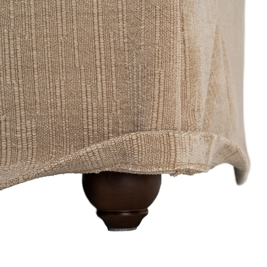 SOFÁ 2 PLAZAS BEIGE OSCURO TEJIDO 181 X 103 X 72 CM