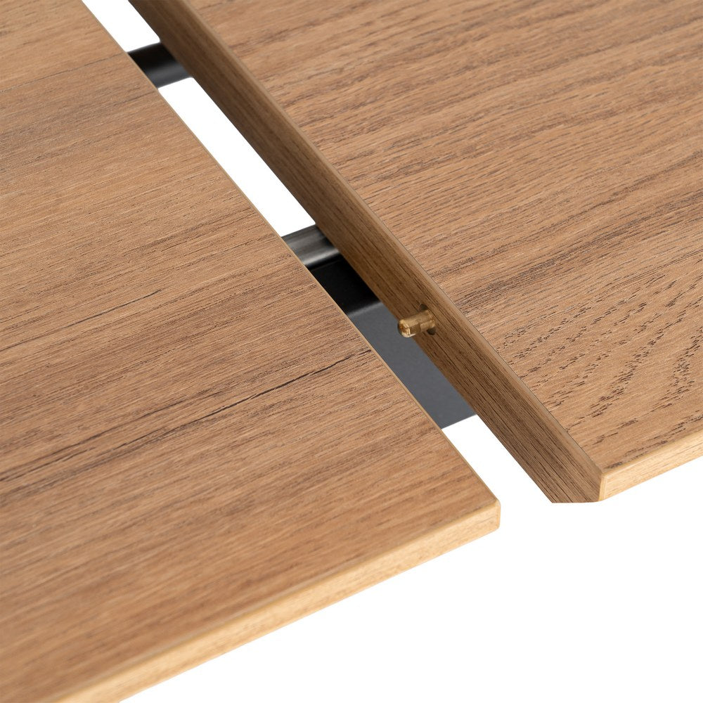 MESA EXTENSIBLE NATURAL DM-METAL SAL�N 120 X 80 X 76 CM