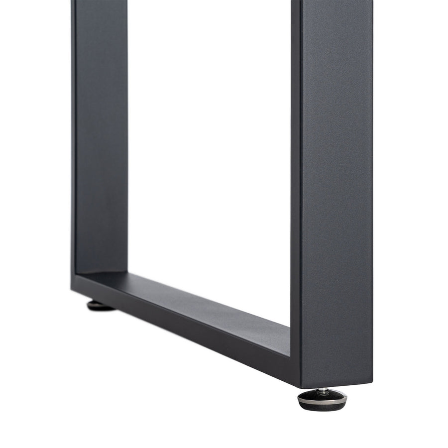 MESA EXTENSIBLE NATURAL DM-METAL SALÓN 120 X 80 X 76 CM