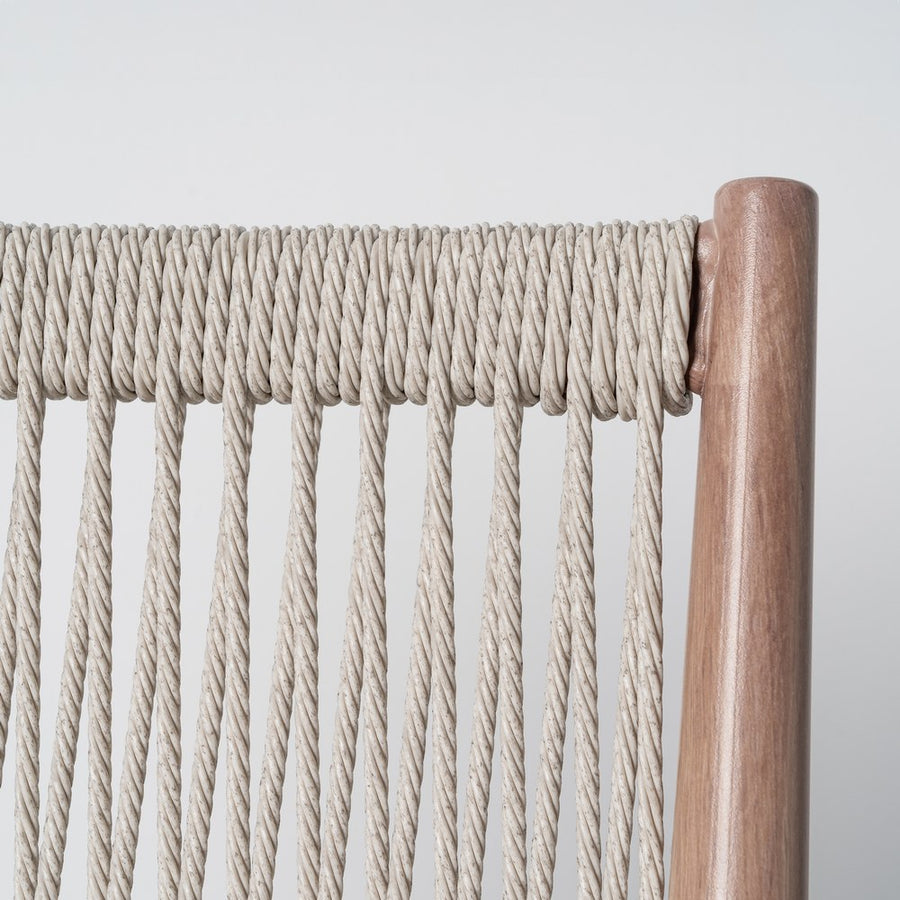 SILLA APILABLE ACERO-RATTÁN PE EXTERIOR 55 X 55 X 85 CM