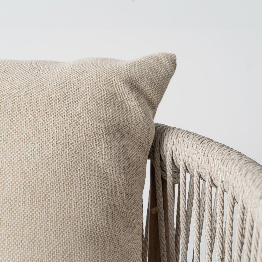 SILLA ACERO-RATTÁN PE EXTERIOR 57 X 58 X 74,50 CM