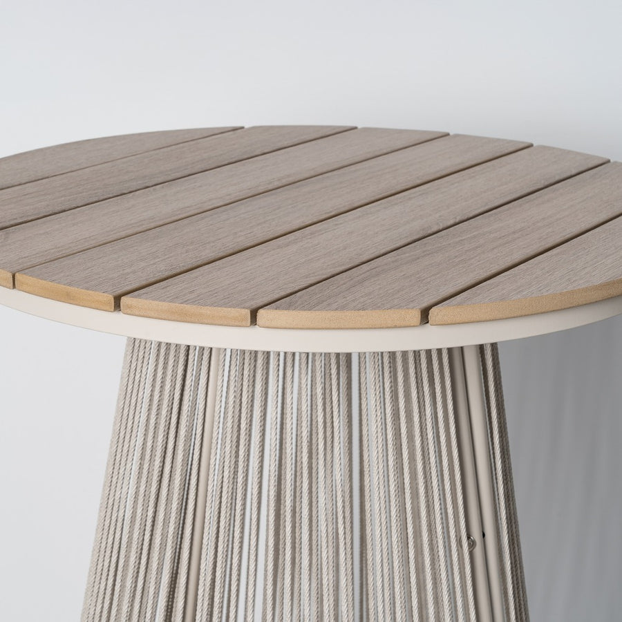 MESA ALTA POLYWOOD-PE RATÁN EXTERIOR 70 X 70 X 100 CM