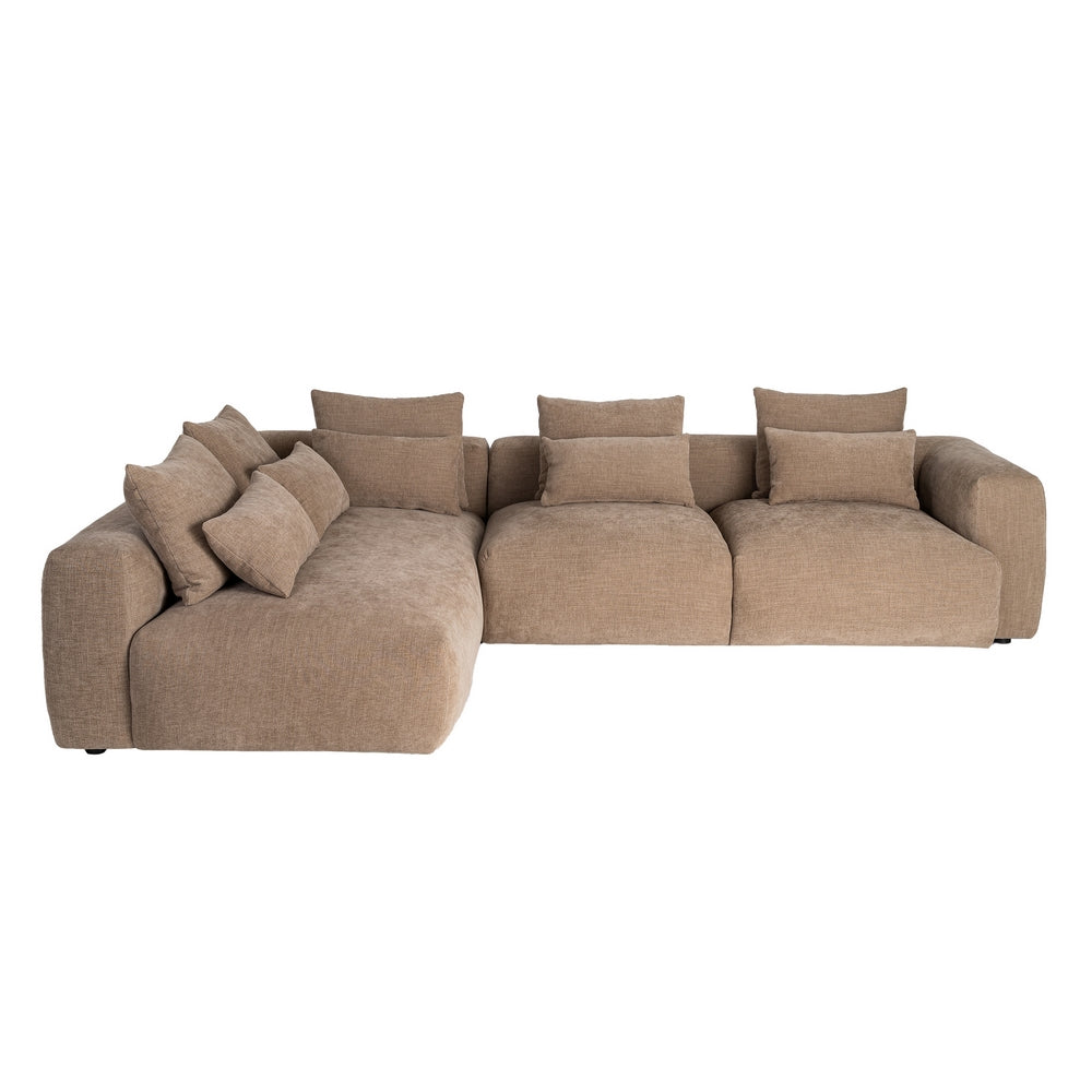 SOF� CHAISE LONGUE IZQUIERDA BEIGE 307 X 202 X 81 CM