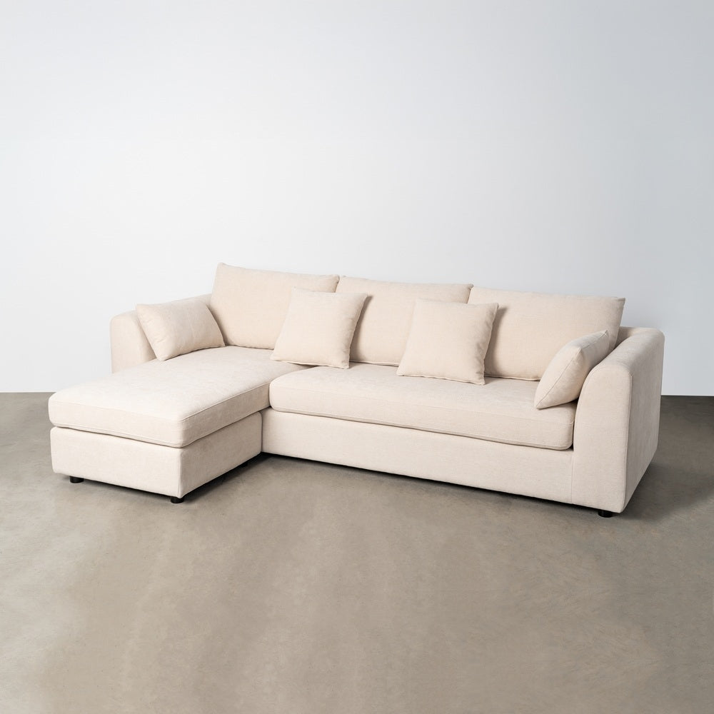 SOF� CHAISE LONGUE IZQ./DCHA. CREMA 260 X 164 X 76 CM