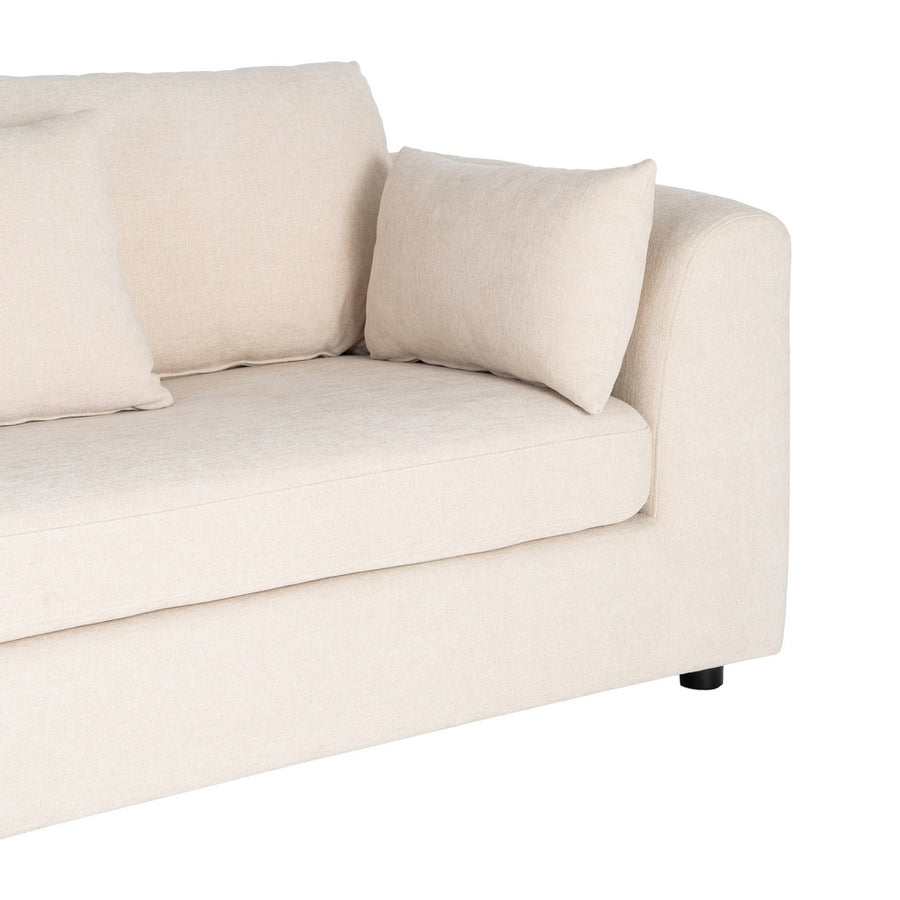 SOFÁ CHAISE LONGUE IZQ./DCHA. CREMA 260 X 164 X 76 CM