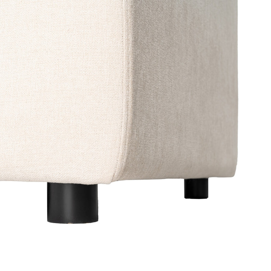 SOFÁ CHAISE LONGUE IZQ./DCHA. CREMA 260 X 164 X 76 CM