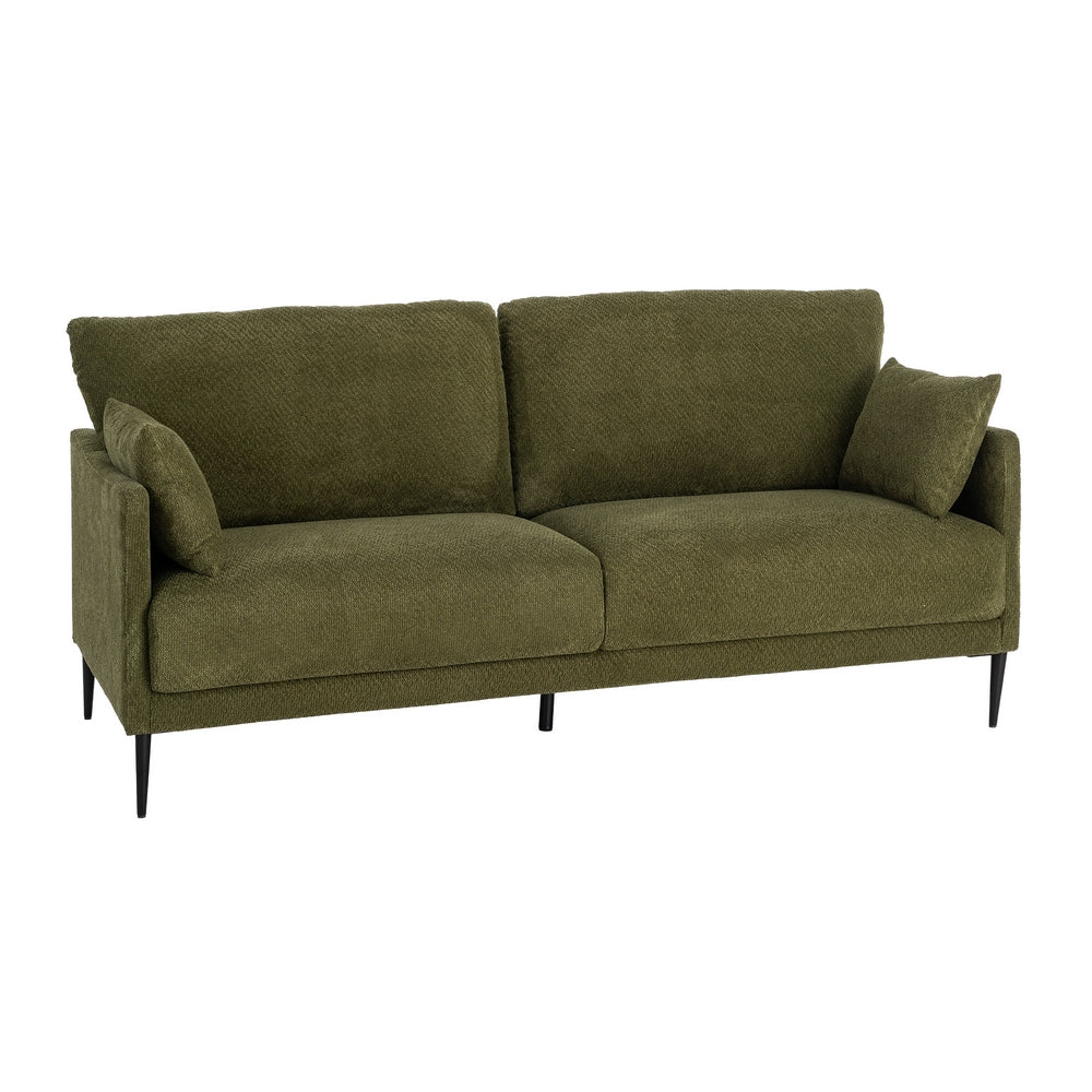 SOFÁ VERDE TEJIDO SALÓN 191 X 80 X 88 CM