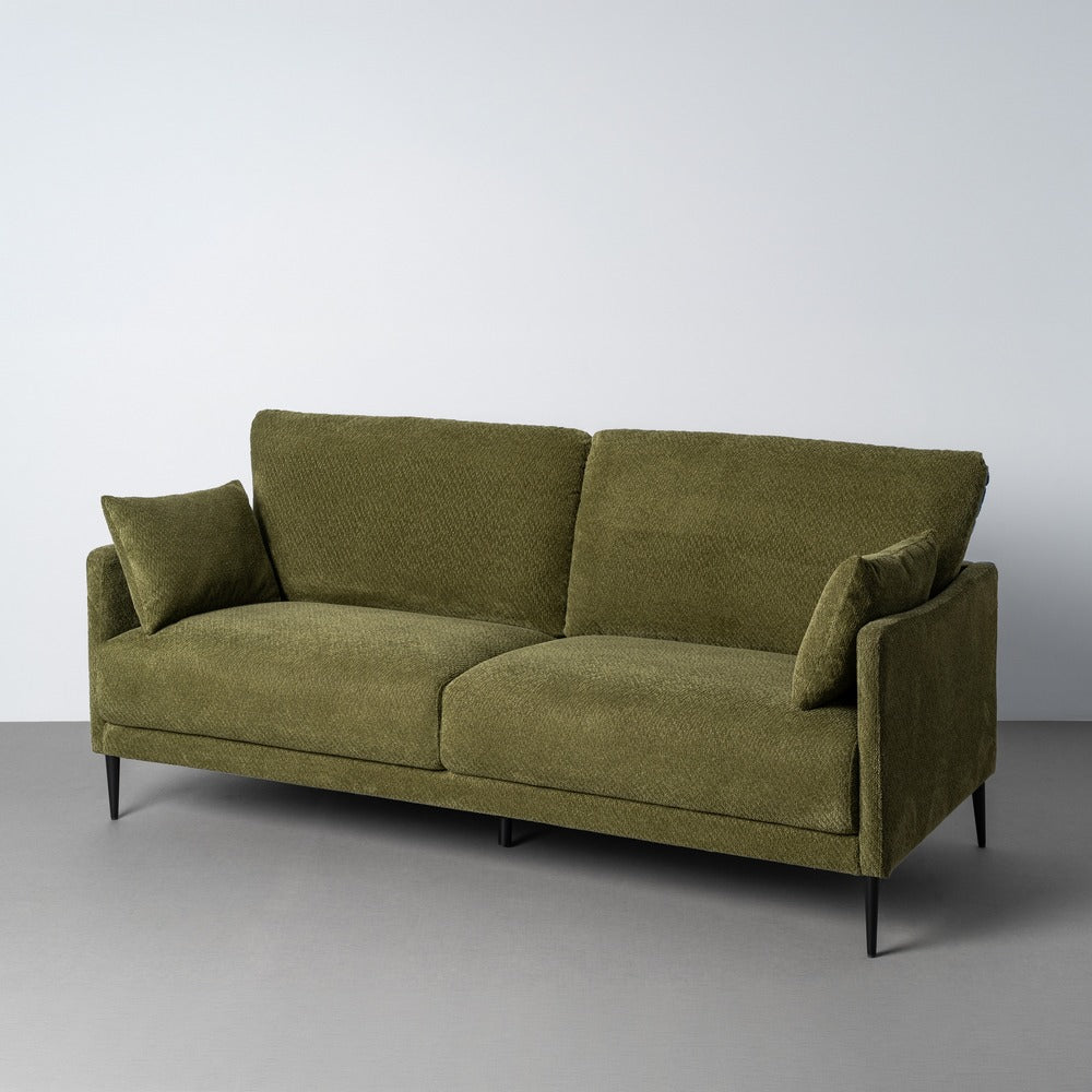 SOF� VERDE TEJIDO SAL�N 191 X 80 X 88 CM