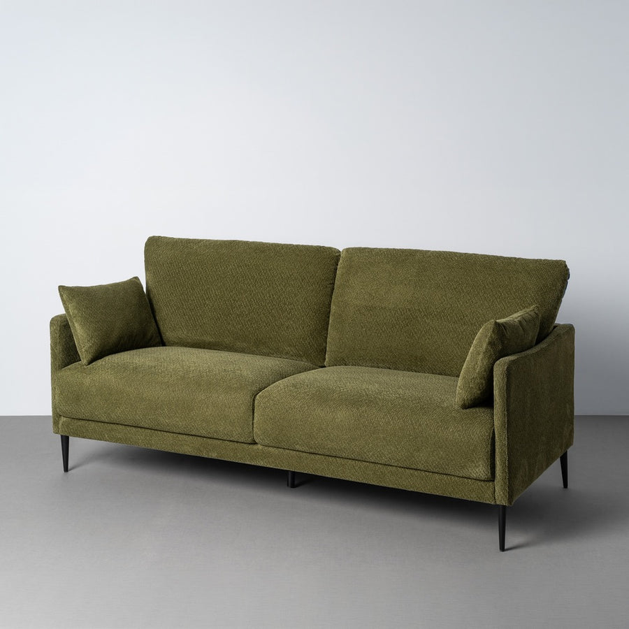 SOFÁ VERDE TEJIDO SALÓN 191 X 80 X 88 CM