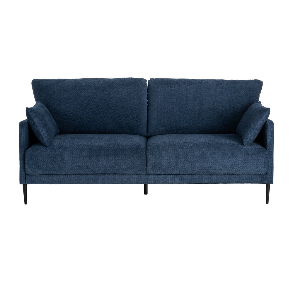 SOFÁ AZUL TEJIDO SALÓN 191 X 80 X 88 CM