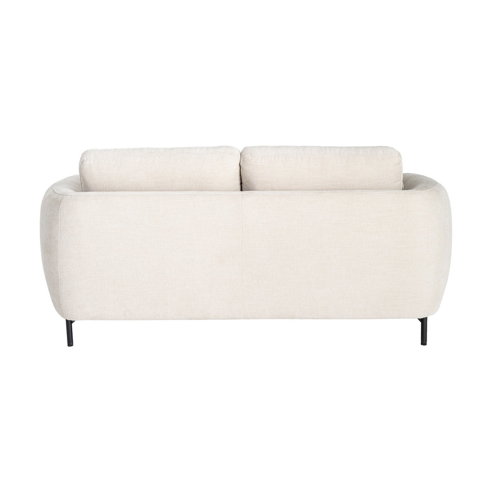 SOF� 2 PLAZAS CREMA TEJIDO-METAL 189 X 92 X 88 CM