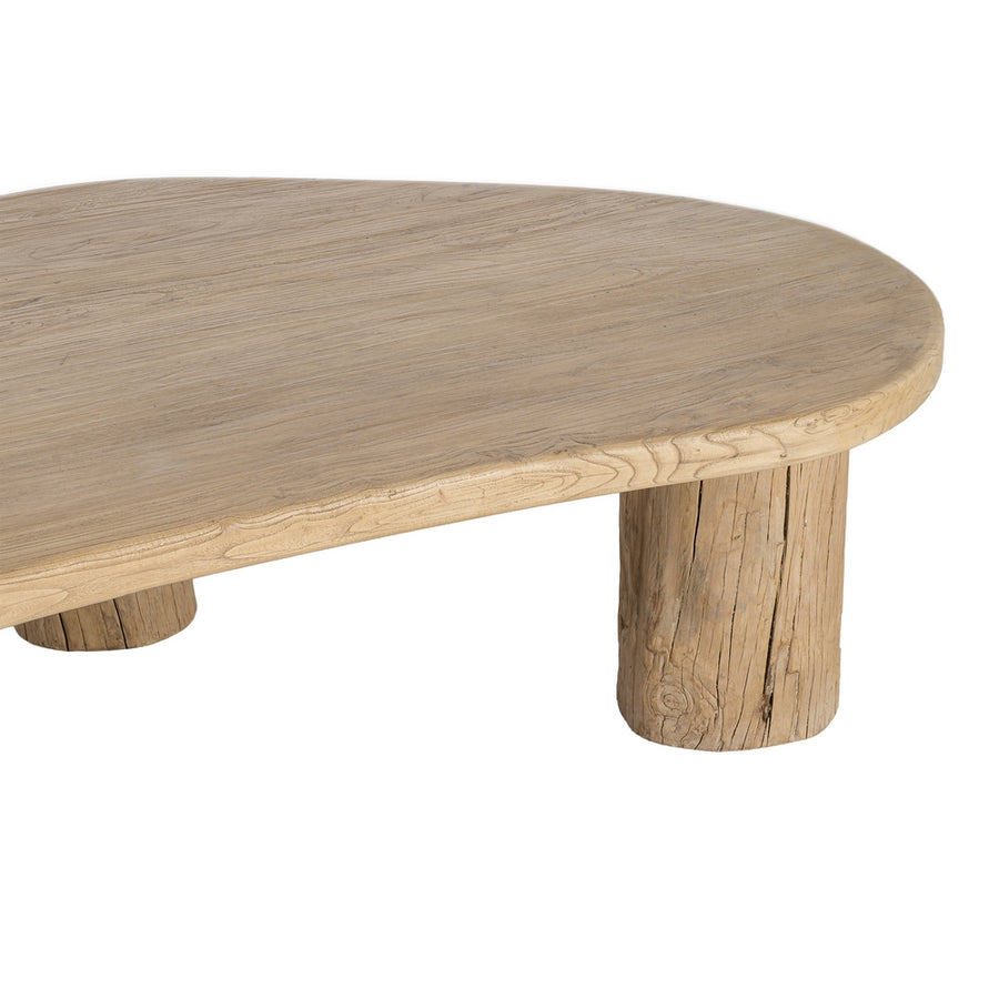 MESA CENTRO MADERA DE OLMO SALÓN 170 X 94 X 45 CM