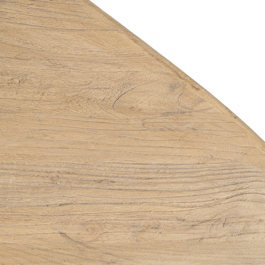ELM WOOD COFFEE TABLE LIVING ROOM 170 X 94 X 45 CM
