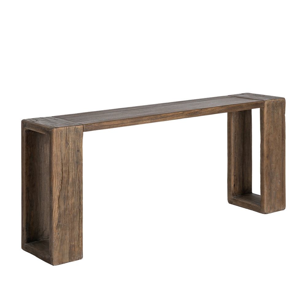 CONSOLA MADERA DE OLMO ENTRADA 178 X 38 X 76 CM