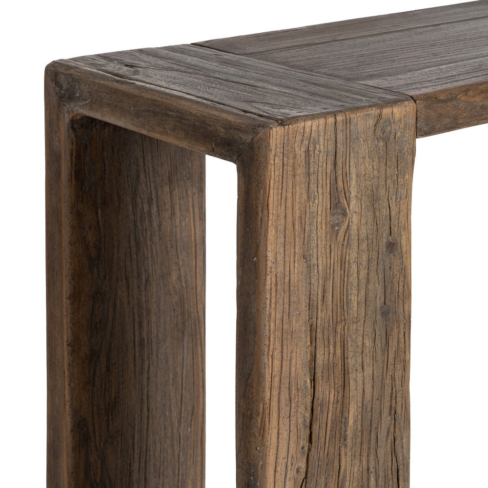 CONSOLA MADERA DE OLMO ENTRADA 178 X 38 X 76 CM