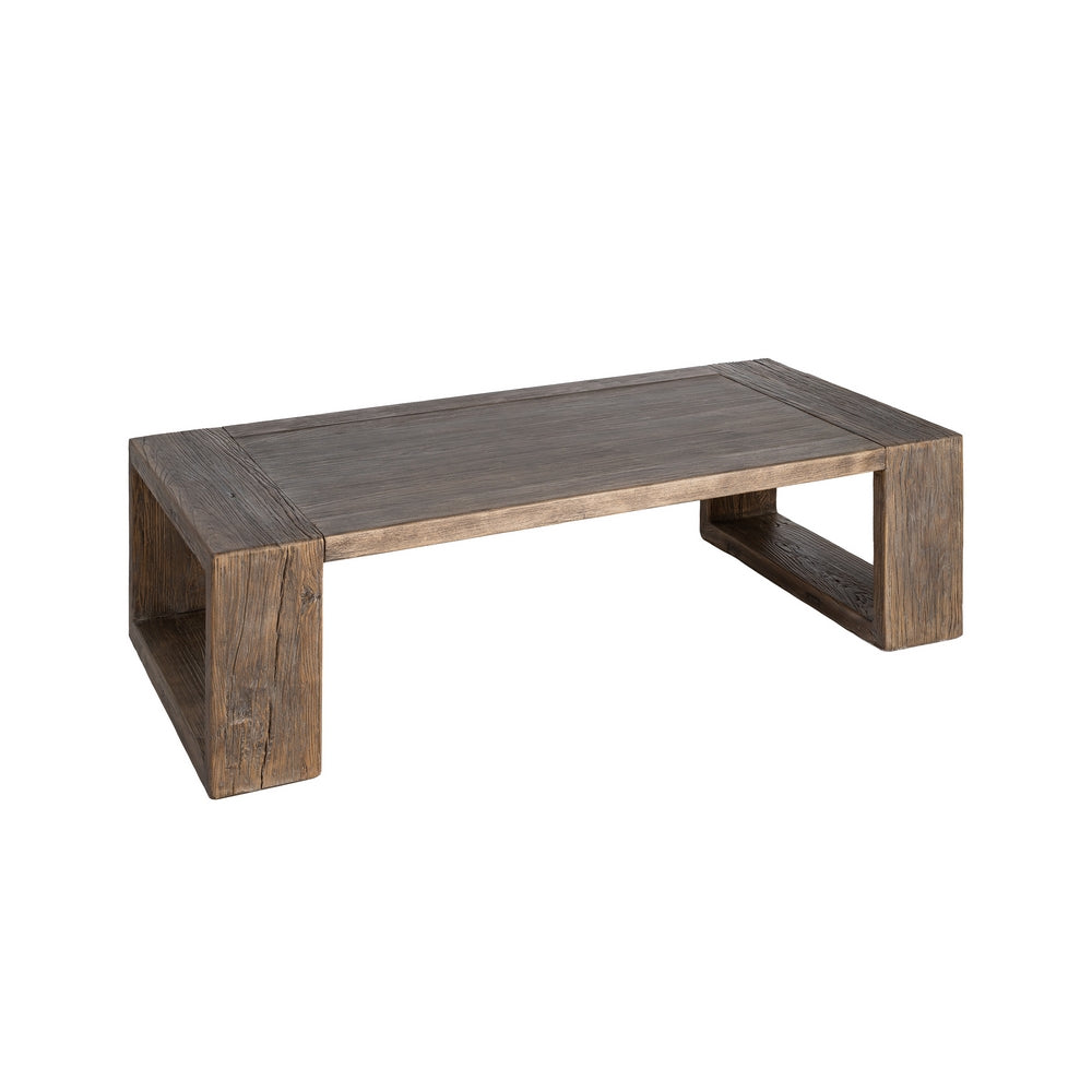 MESA CENTRO MADERA DE OLMO SAL�N 160 X 80 X 43 CM