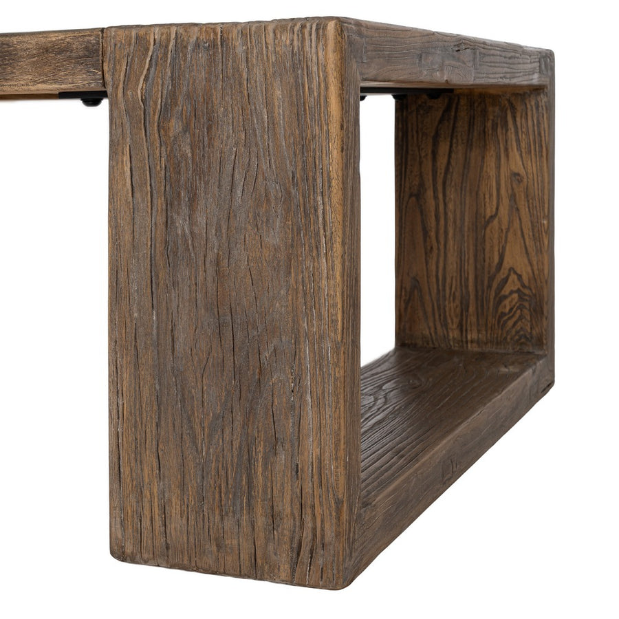 MESA CENTRO MADERA DE OLMO SALÓN 160 X 80 X 43 CM