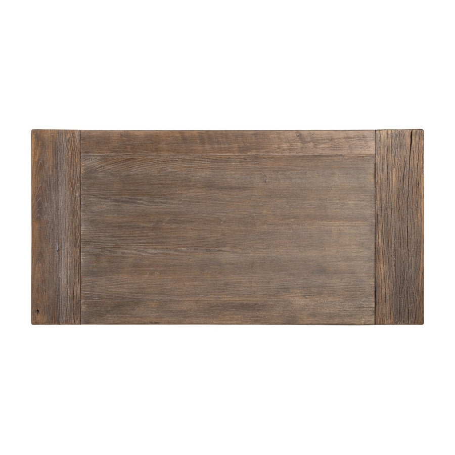 ELM WOOD COFFEE TABLE LIVING ROOM 160 X 80 X 43 CM