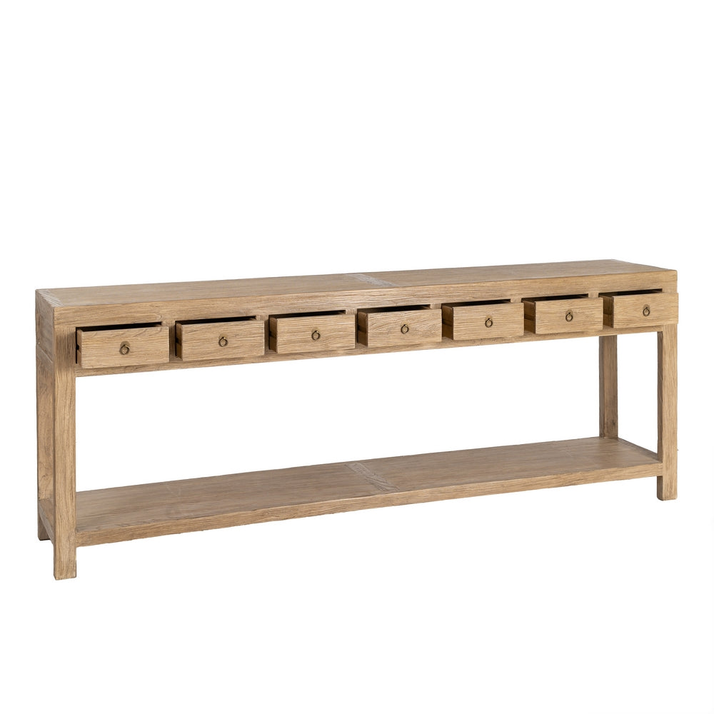CONSOLA MADERA DE OLMO ENTRADA 240 X 45 X 90 CM