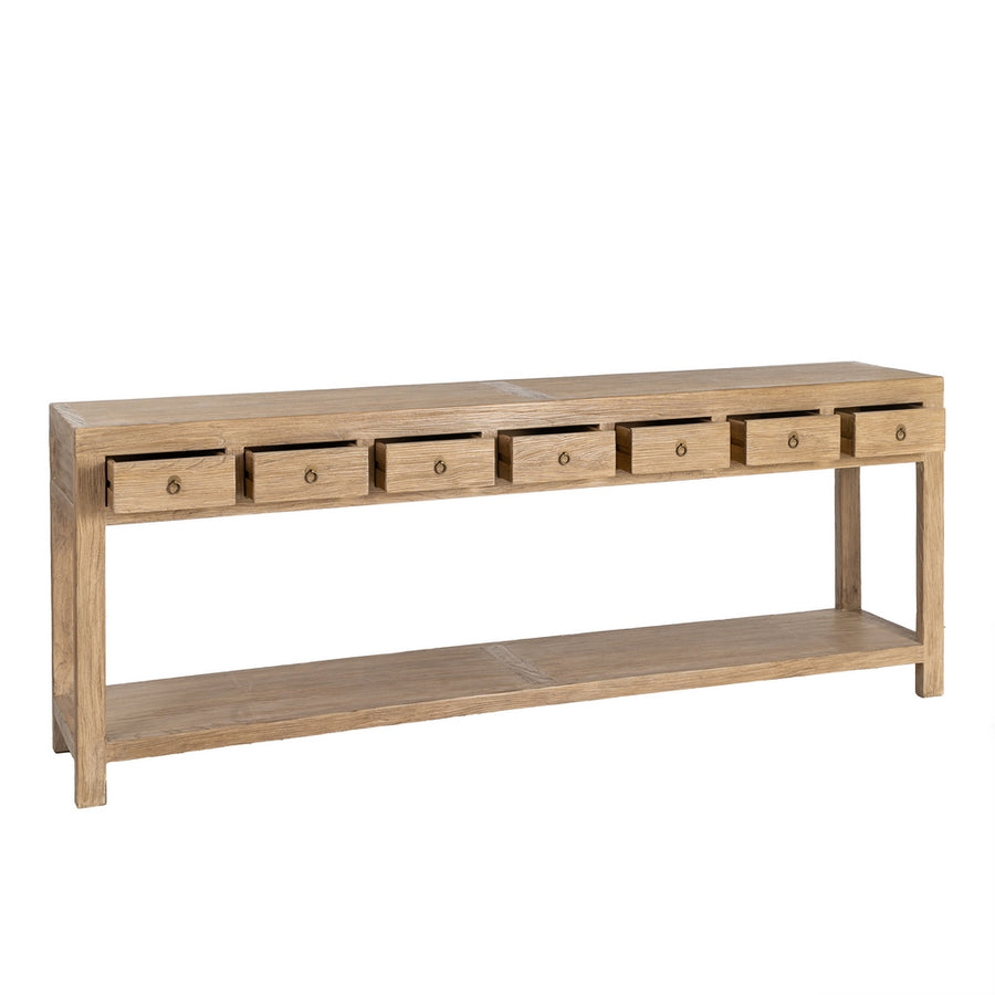 CONSOLA MADERA DE OLMO ENTRADA 240 X 45 X 90 CM