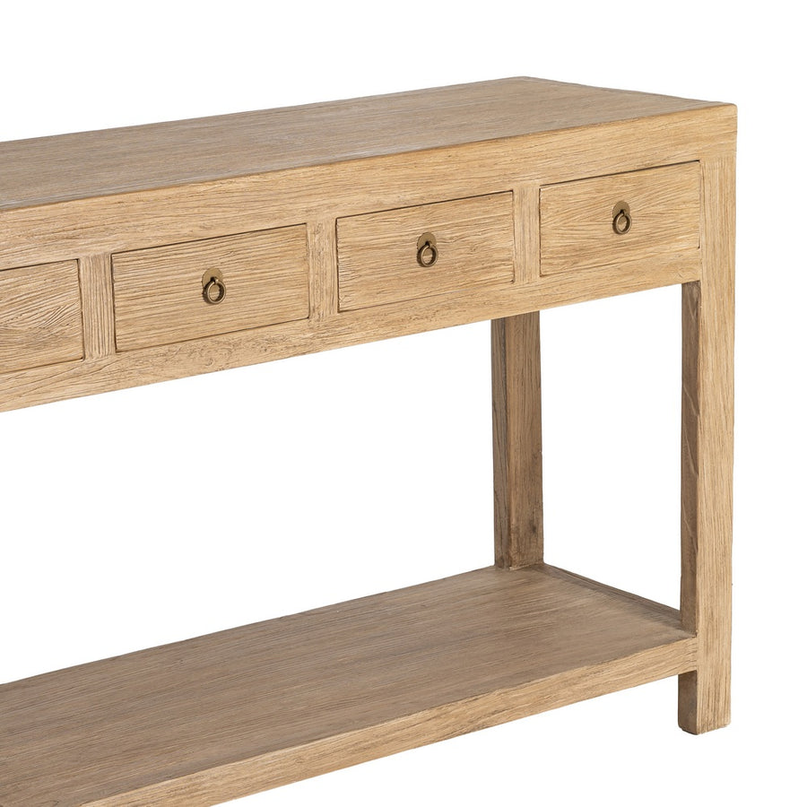 CONSOLA MADERA DE OLMO ENTRADA 240 X 45 X 90 CM