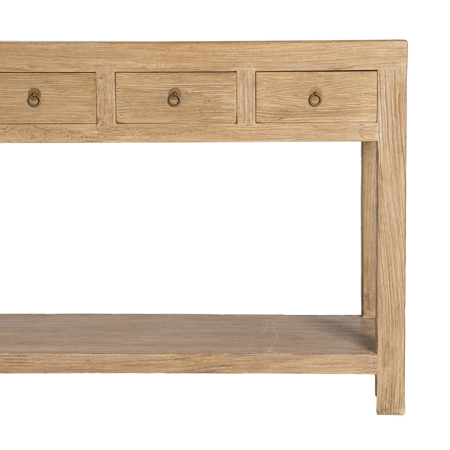 CONSOLA MADERA DE OLMO ENTRADA 240 X 45 X 90 CM