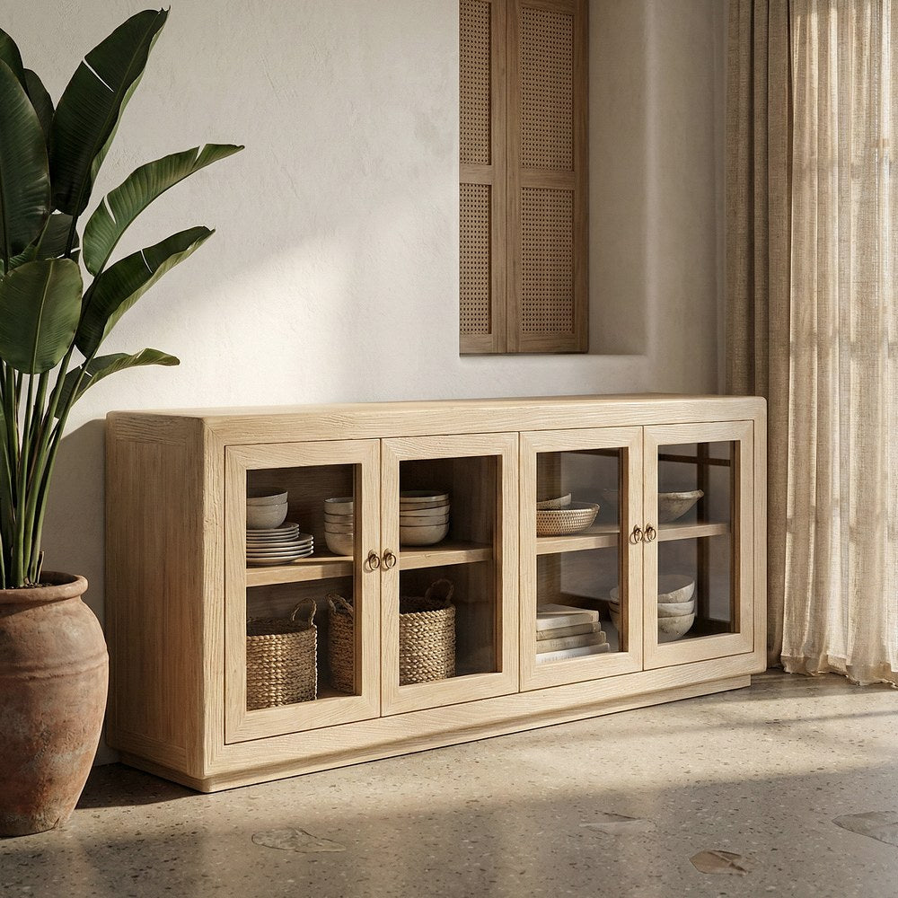 APARADOR MADERA DE OLMO SAL�N 200 X 44 X 85 CM