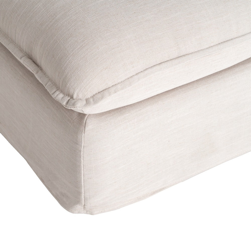 PUF BEIGE DM-TEJIDO SAL�N 100 X 100 X 42 CM
