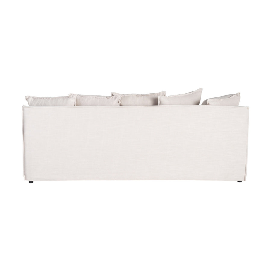SOFÁ 3 PLAZAS BEIGE DM-TEJIDO SALÓN 212 X 104 X 76 CM