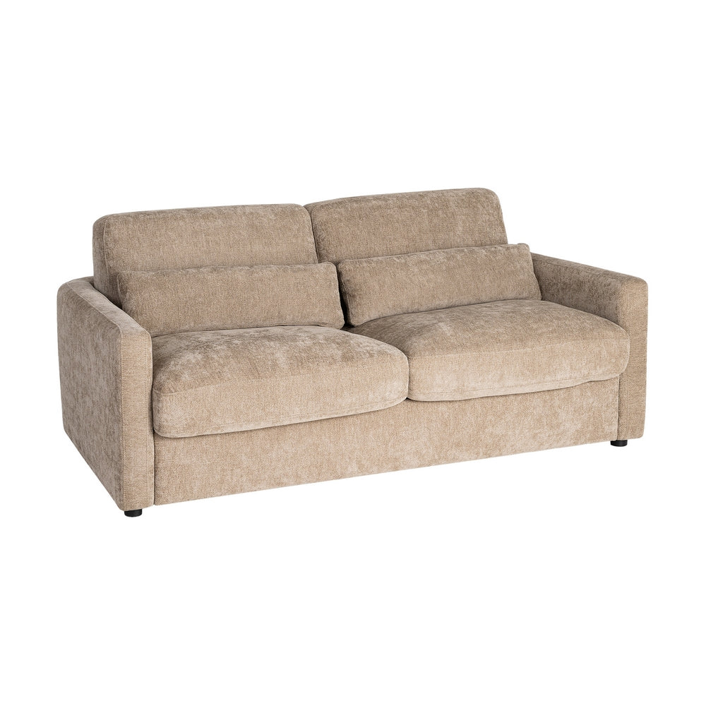SOFÁ CAMA TAUPE DM-METAL SALÓN 194 X 104 X 88 CM