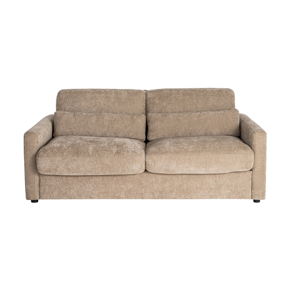SOF� CAMA TAUPE DM-METAL SAL�N 194 X 104 X 88 CM