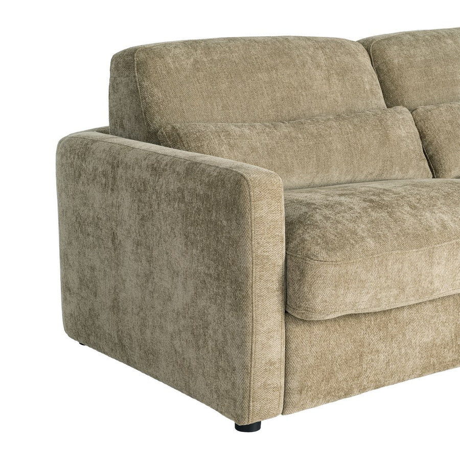 SOFÁ CAMA VERDE DM-METAL SALÓN 194 X 104 X 88 CM