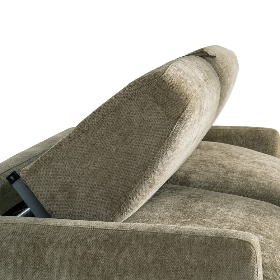 SOFÁ CAMA VERDE DM-METAL SALÓN 194 X 104 X 88 CM