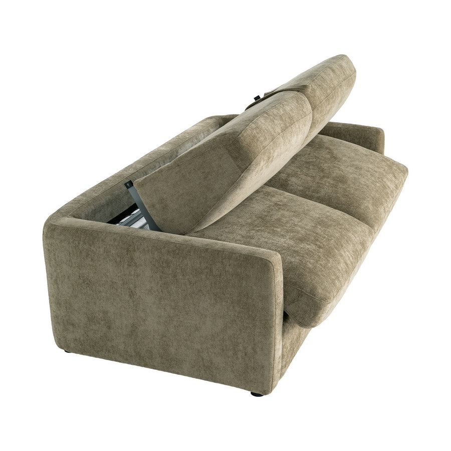 SOFÁ CAMA VERDE DM-METAL SALÓN 194 X 104 X 88 CM