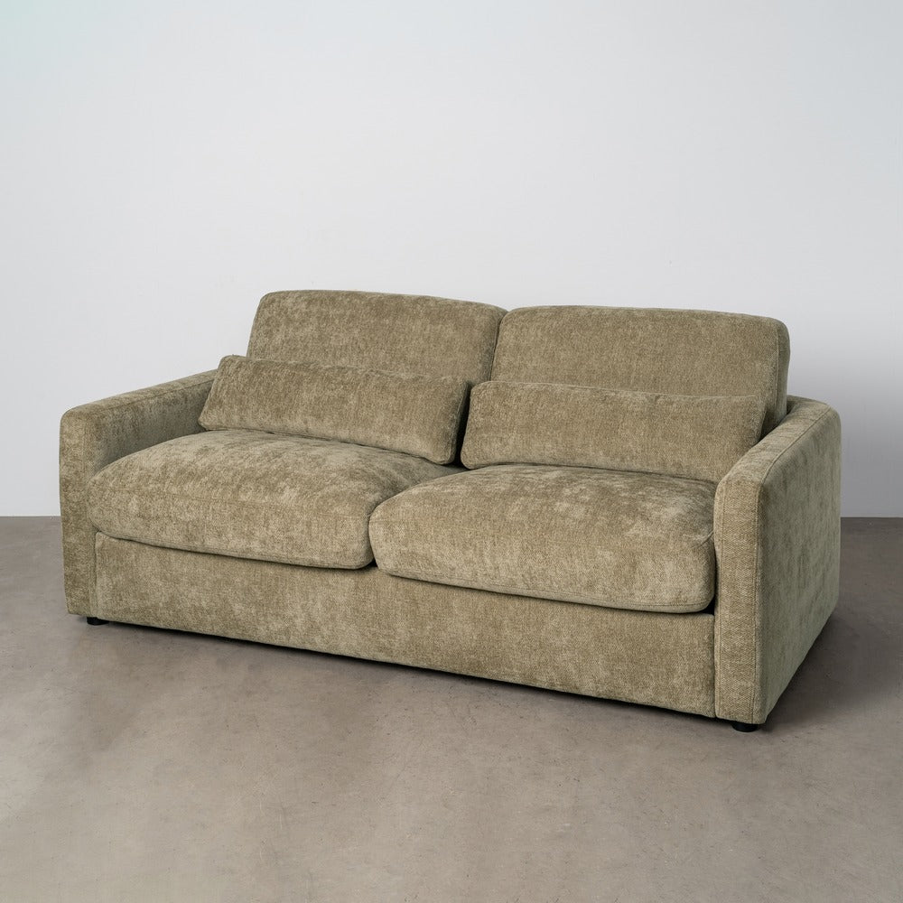 SOFÁ CAMA VERDE DM-METAL SALÓN 194 X 104 X 88 CM