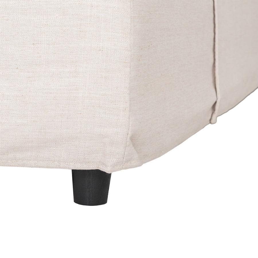 SOFÁ CHAISE LONGUE BEIGE DM-TEJIDO SALÓN 252 X 158 X 84 CM