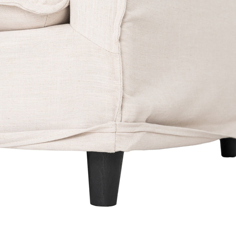 SOFÁ CHAISE LONGUE BEIGE DM-TEJIDO SALÓN 254 X 158 X 84 CM