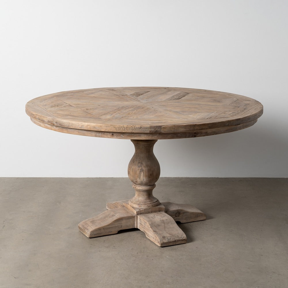 MESA COMEDOR MADERA DE PINO SAL�N 140 X 140 X 76 CM